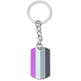 Asexual Pride Keychain